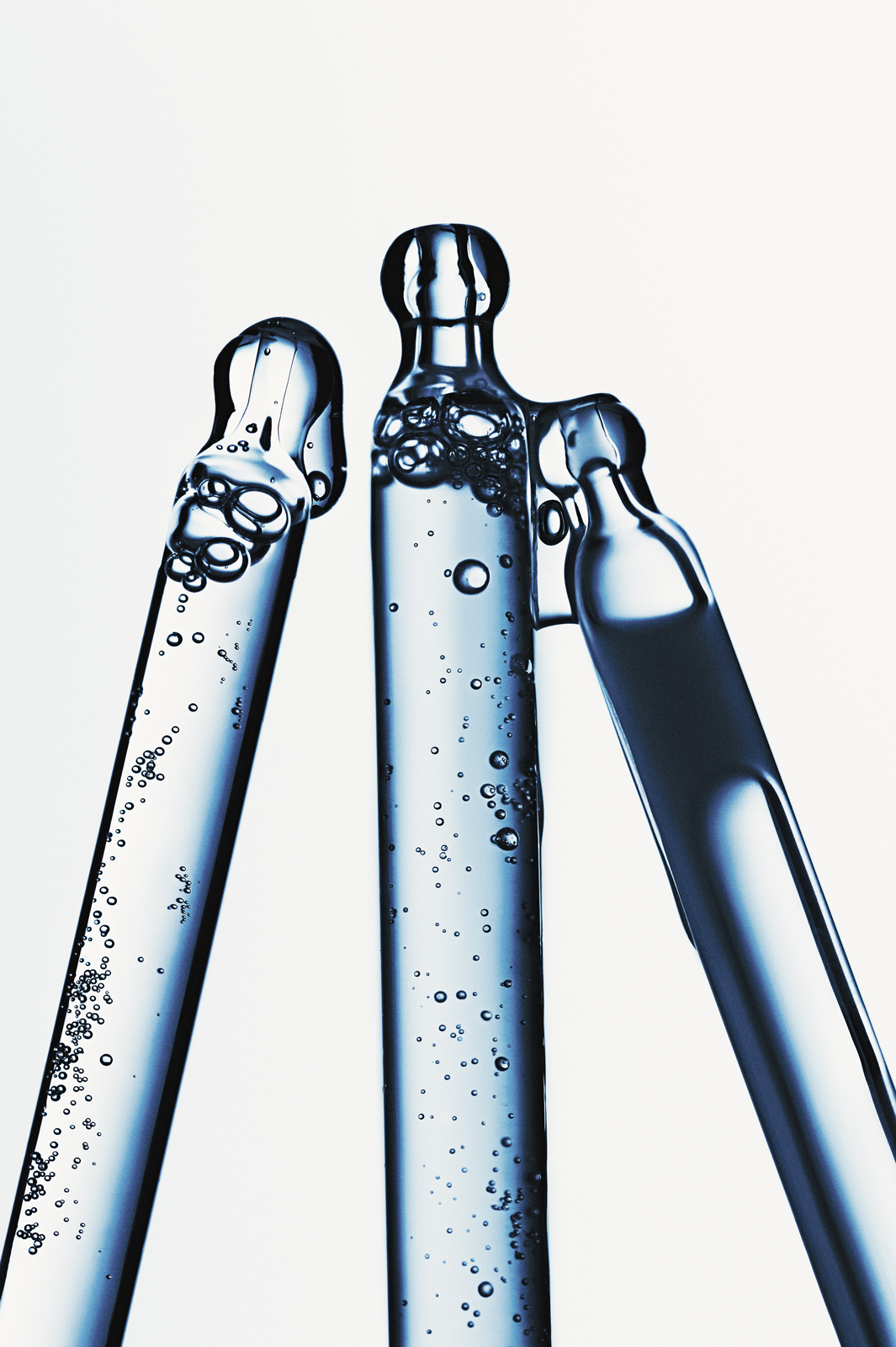 Macro photo of liquid texture with droplets